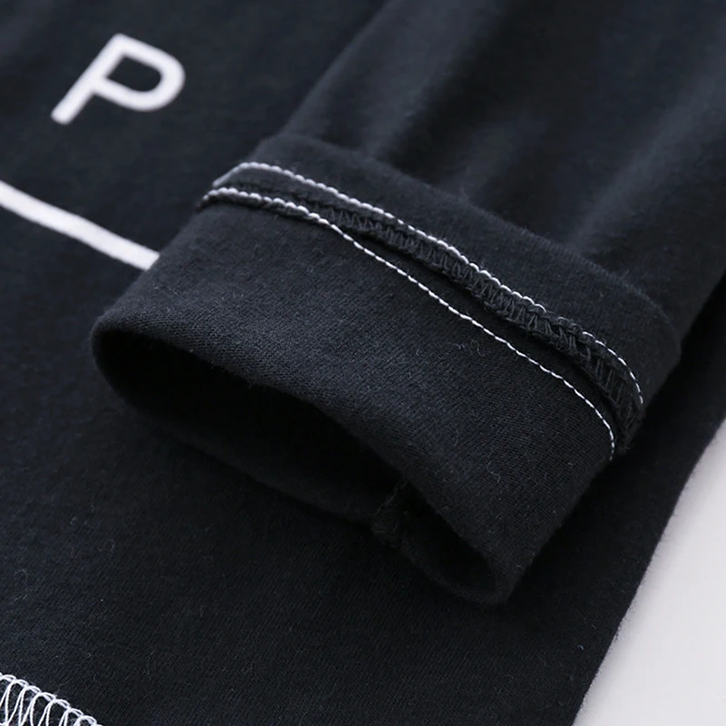 New Spring Autumn Baby Boy Tees Long Sleeve Fashion Letter Print T-Shirts Kids Tops Casual Blouse