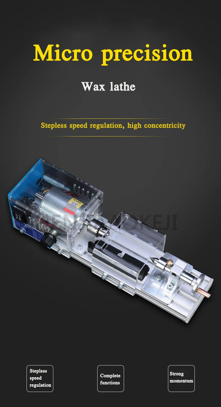 ASJ-001 Mini Woodworking Lathe Household Mini Lathe Bead Machine Grinding And Po