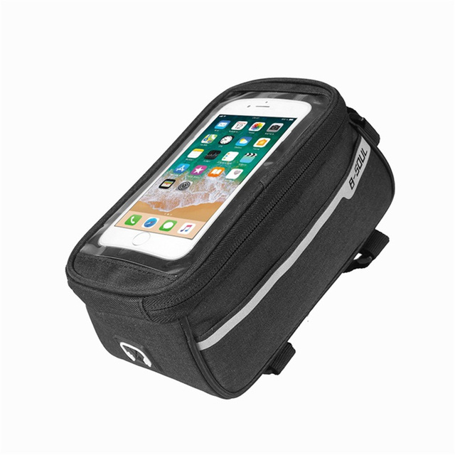 Bicycle Bag Nylon Bike Cyling Cell Mobile Phone Bag Case 5.5'' 6'' Bicycle Panniers Frame Front Tube Bags Accessories