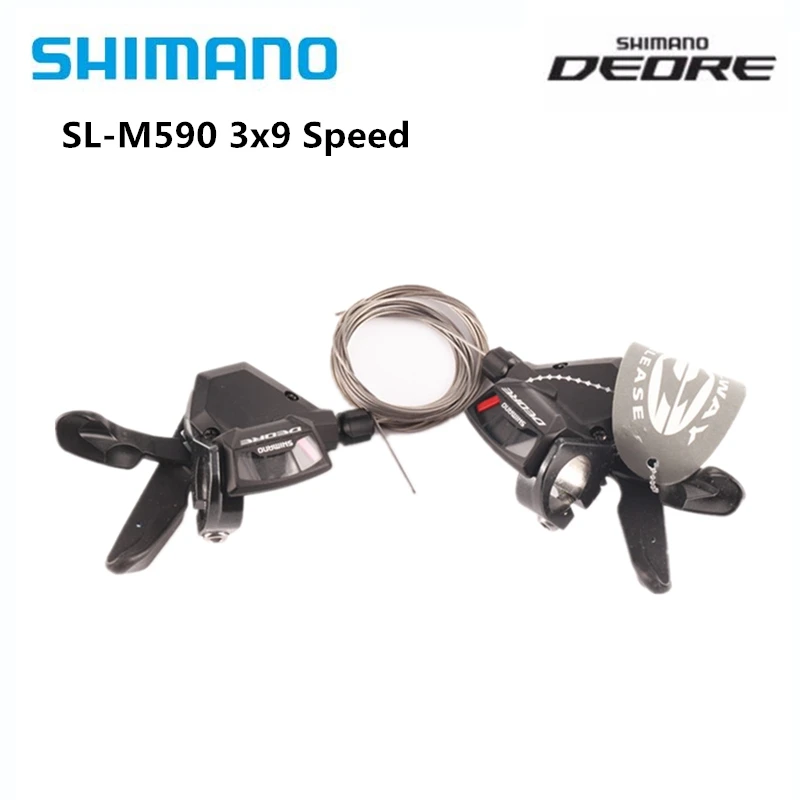 Shimano DEORE SL M590 9 S 27S скоростной рычаг переключения скоростей для велосипеда триггер