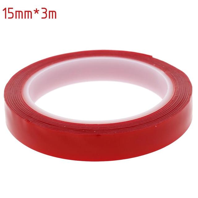 Length 3/10 M Width 5/10/15/30 MM Strong Clear Transparent Acrylic Foam Adhesive Tape for Home Car Office School