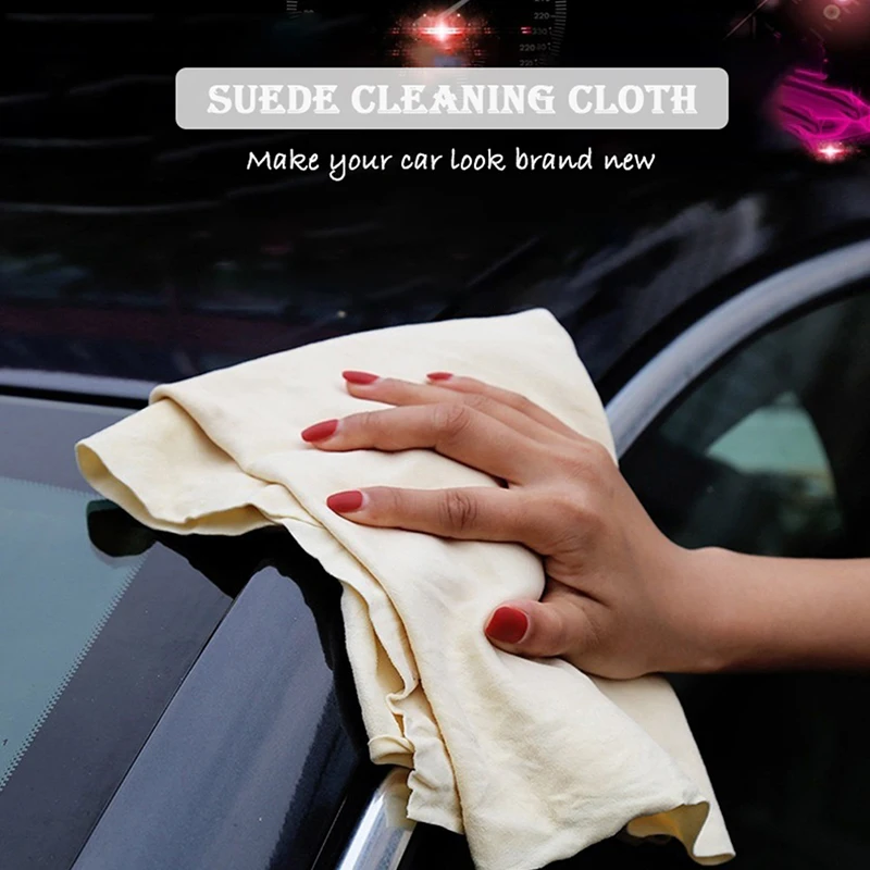 Car Cleaning Cloth Chamois Leather Car Wash Towel Absorbent Car Glass