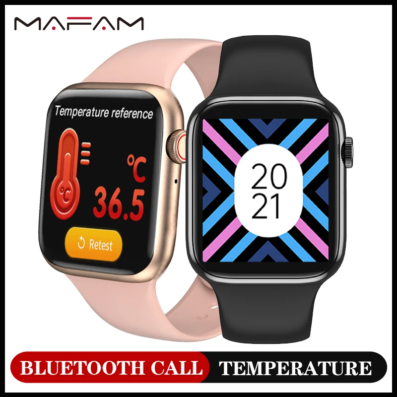 MAFAM W98Plus Смарт часы 2020 вызовов через Bluetooth температурный контроль | Отзывы и видеообзор