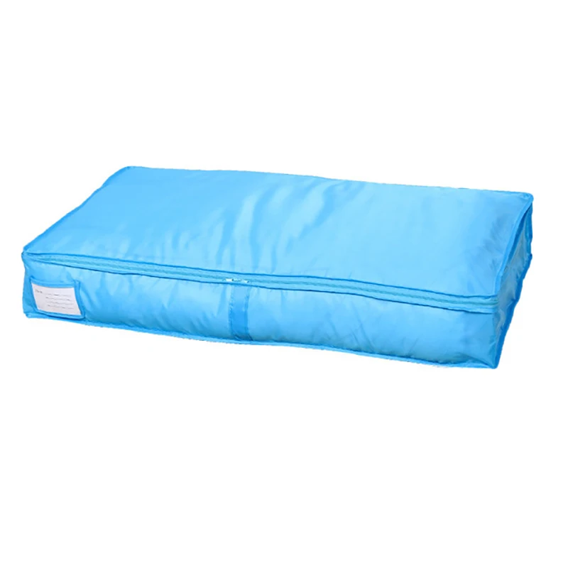Домашняя переносная сумка под кровать для хранения одежды одеяло подстилка аккуратный шкаф, органайзер для хранения сумка Пылезащитная наволочка - Цвет: M (Blue)