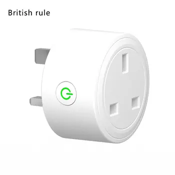 

Smart Plug Wifi Smart Socket Power Monitor UK Voice Remote Control Home Automation Plug Work with Google Home Alexa IFTTT