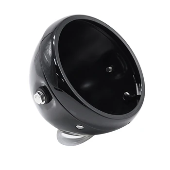 

5.5 inch Motorcycle Headlight Case LED Headlight Case Universal Protection Cover Retro Refitted Metal Headlight Case