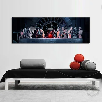 

Unframed Star Wars Movie Poster Darth Vader HD Print Canvas Painting Galactic Empire Wall Art Picture for Living Room Decor