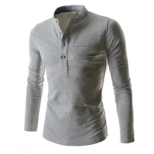 Light Gray Сексуальная Новая мужская блузка с длинным рукавом летняя модная повседневная крутая Одежда Футболки Мужские дышащие льняные рубашки - Цвет: Light Gray