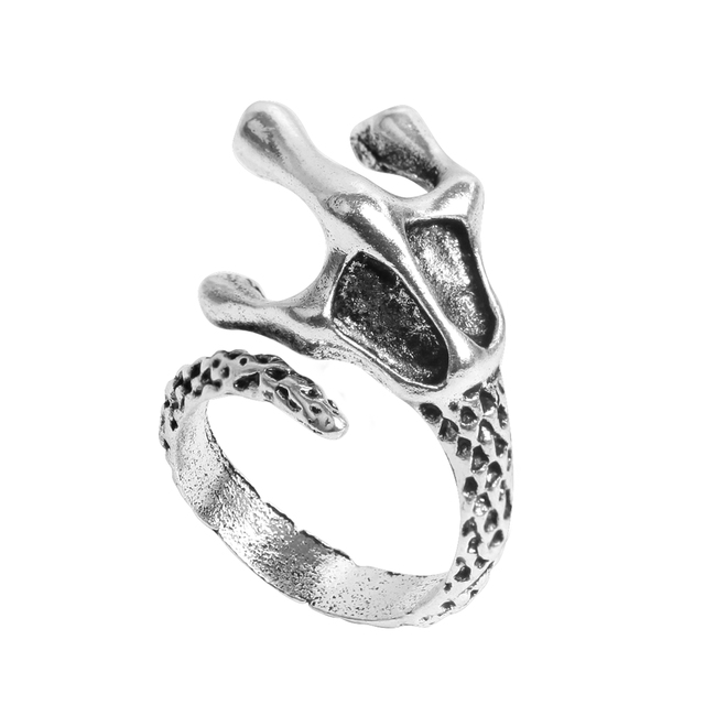 Punk Domineering Animal Dragon Designs Adjustable Rings For Men Teen Boys Retro Cool Fashion Party Jewelry Gift For Men