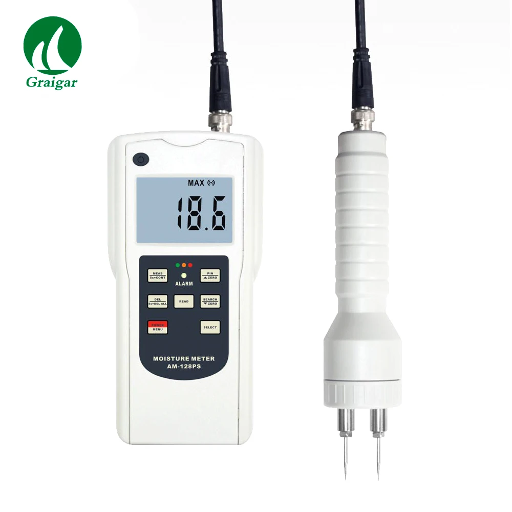 AM-128PS Pin Type Multifunctional Moisture Meter Tester
