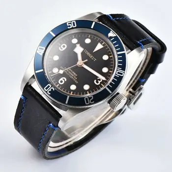 

corgeut 41MM mens mechanical wristwatches miyota82 / Seagull automatic 316L ss sapphire crystal waterproof luminous watches men