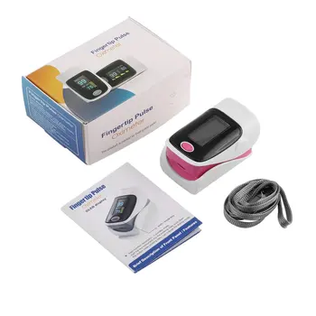 

Portable Fingertip Pulse Oximeter With OLED Display Oximeter Blood Oxygen Monitor Heart Rate Measurement Through Fingertip