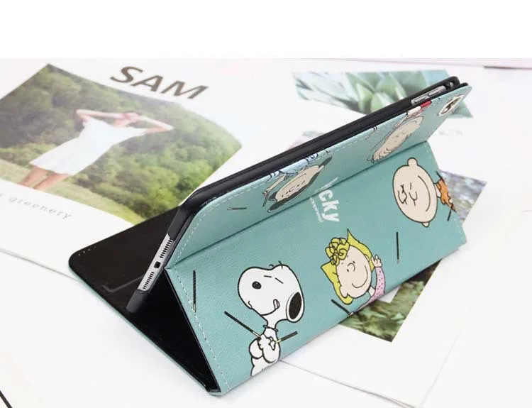 Чехол для планшета для iPad mini 5 Capa Para прекрасный мультфильм PU кожаный смарт-чехол для iPad 9,7 Air 1/2 Mini 4 авто сна