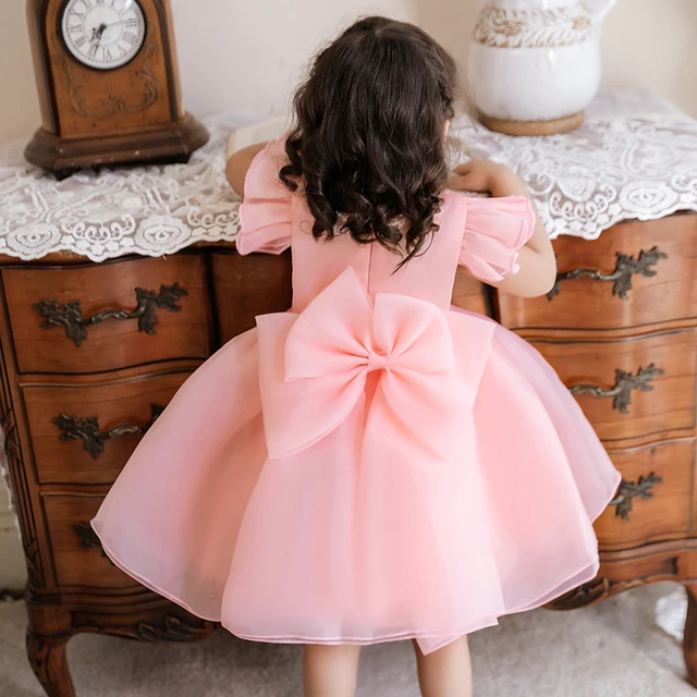 Vestido Infantil De Princesa Para Meninas, Roupas De Festa Para Bebês  Recém-nascidos, Para Primeiro Ano De Aniversário E Natal - Vestidos -  AliExpress