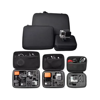 

S/M/L Anti-shock Camera Bag Case for GoPro Portable Storage bag Optional Size for Sports Cam Accessory Black Camera Case