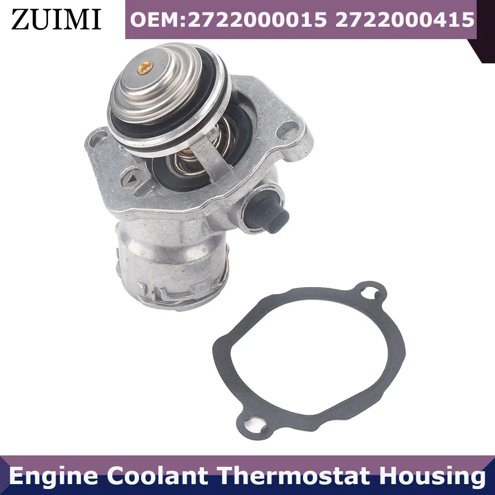 Car Engine Coolant Thermostat Assembly For Mercedes ML350 C300 C350