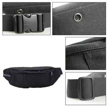 

Fanny Pack Men Waist Hip Belt Purse Phone Pouch Pocket Fanny Pack Travel Sport Bum Chest Bag