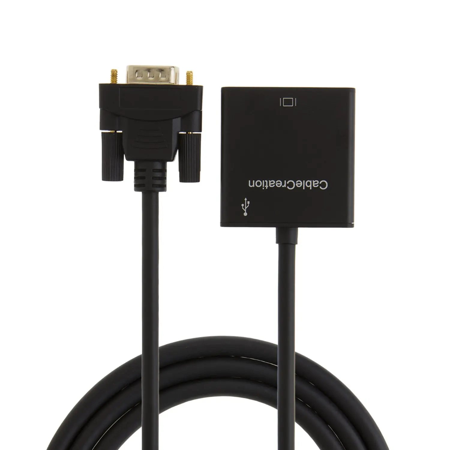 HDMI к VGA адаптер с 3,5 мм аудио разъем HDMI Женский к VGA Мужской конвертер для ТВ-палки, Raspberry Pi, ноутбука, ПК, планшета