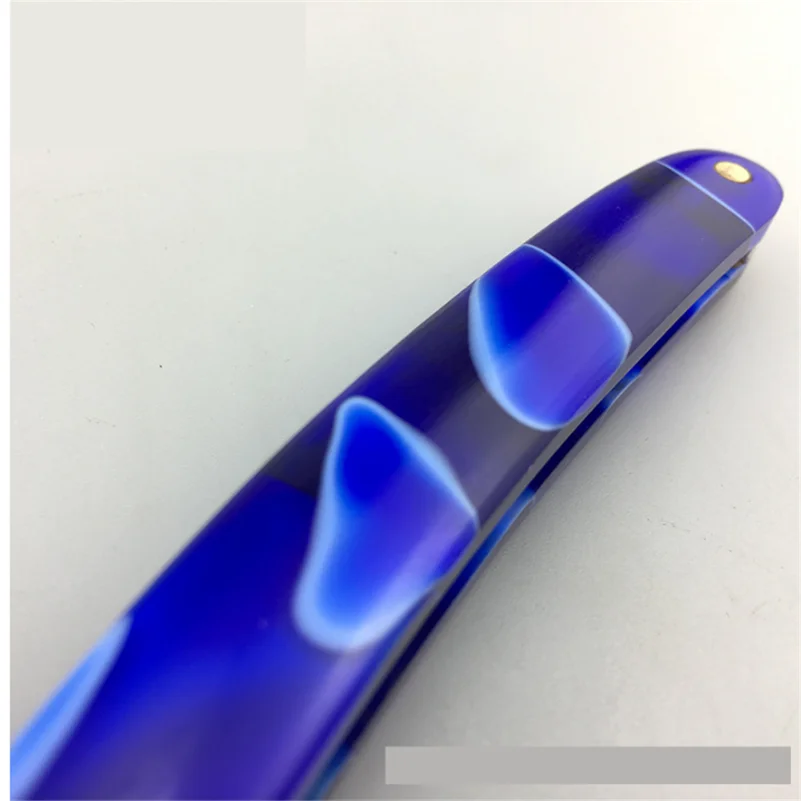 Blue Razor Shaving Knife Hairdressing Scraper Haircut Razor Eyebrow Knife Shaving Sweat Knife G1105