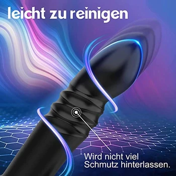 Automatic Telescopic Anal Vibrator Sex Toys for Male Prostate Massager Big Butt Plug Wireless Remote Control Dildo Vibrators 4