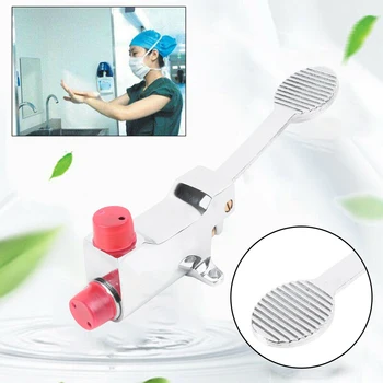 

Floor Foot Pedal Control Switch Taps Valve Faucet Copper Basin Single Water Floor Foot Pedal Valve Copper Bathroom Basin Faucet