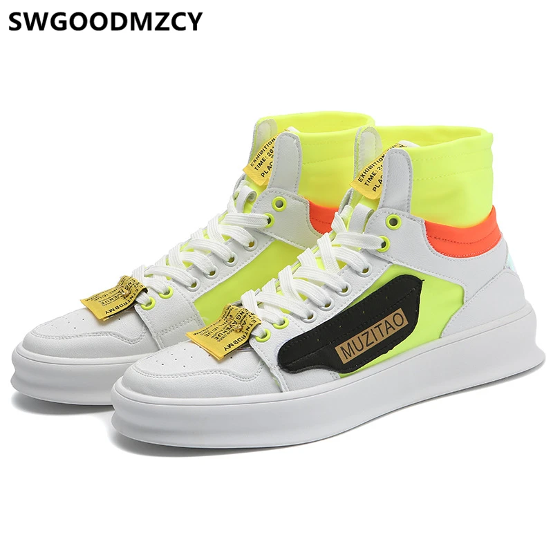 

Leather Casual Shoes Men Hip Hop Shoes Fashion Sneakers Designer Shoes Men High Quality Coiffeur High Top Sneakers Buty Meskie