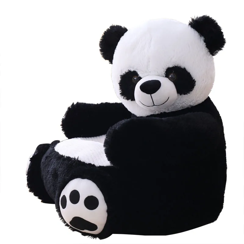 1 шт. мультяшный Единорог панда Медведь плюшевая мягкая игрушка детский диван ленивый стул диван татами детский диван табурет Рождественский подарок - Цвет: panda