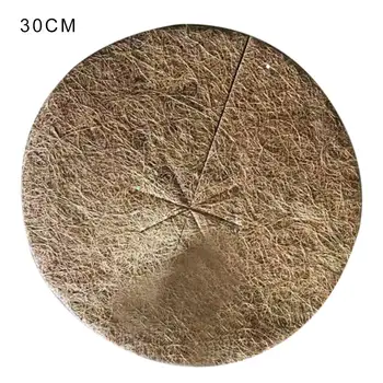 

10PCS Winter Coconut Mulch Cover Root system Keep Warm Mulch Disc Plant Cover Coir Mat for Gardening