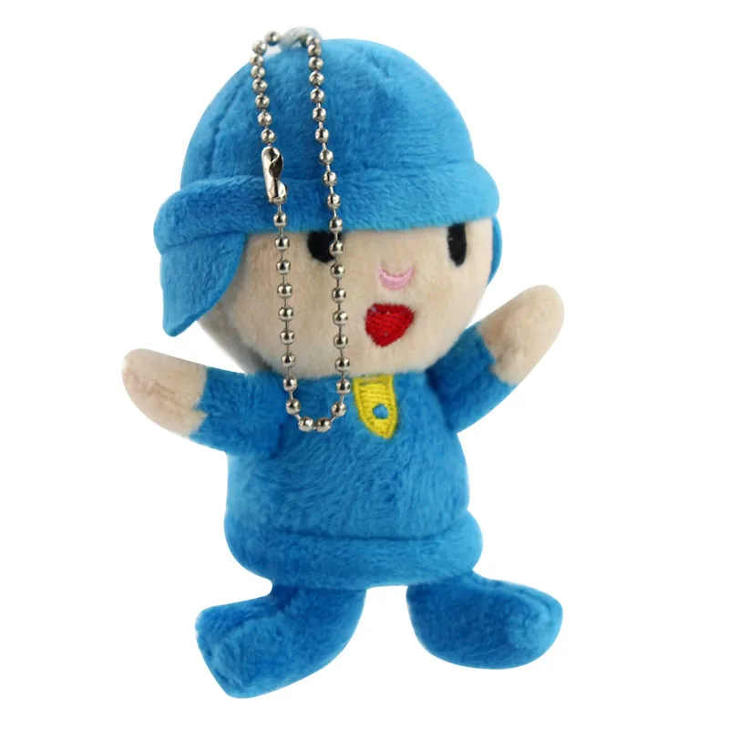 10 см 10 шт./лот милые Pocoyo Плюшевые Подвески Игрушки Брелки Мягкая кукла День рождения Рождественские подарки для детей