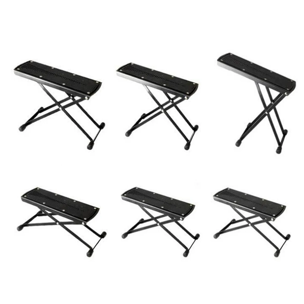 Guitar Foot Rest Guitar Footstool, Portable, Adjustable, Folding, for Classical Guitar