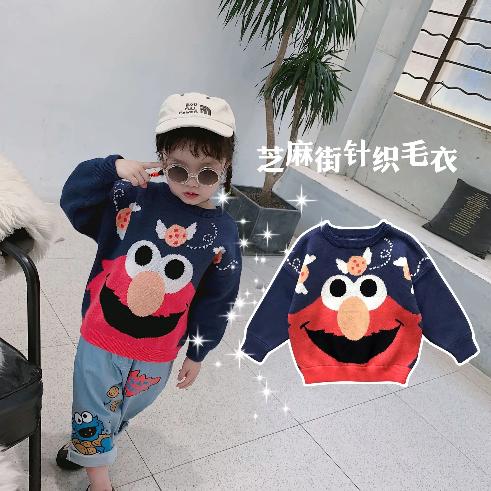 Tonytaobaby/Новинка; осенне-зимняя одежда для мальчиков и девочек; Детские свитера с милым рисунком из чистого хлопка