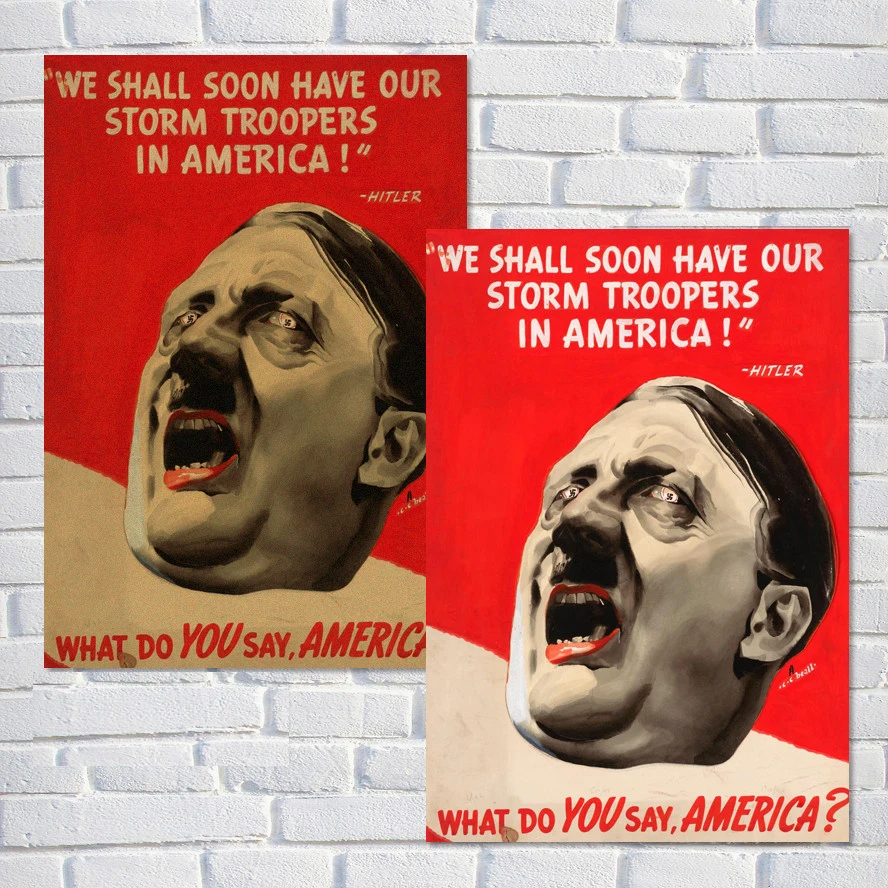 Винтажный постер Второй мировой войны, Советская немецкая Военная марша, плакат, военная история, Настенная картина, белая крафт-бумага, картина QT639