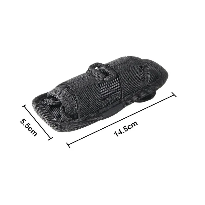 

Tactical Flashlight Holster 360 Degree Rotatable Clip Belt Carry Flashlight Holder Pouch Tactical Outdoor Climbing Hiking Tools