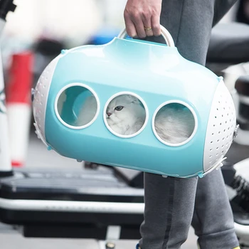 

Submarine Cat Backpack Portable Portable Cat Capsule Space Capsule Pet Cage Breathable Transparent Large Capacity Pet Carrier