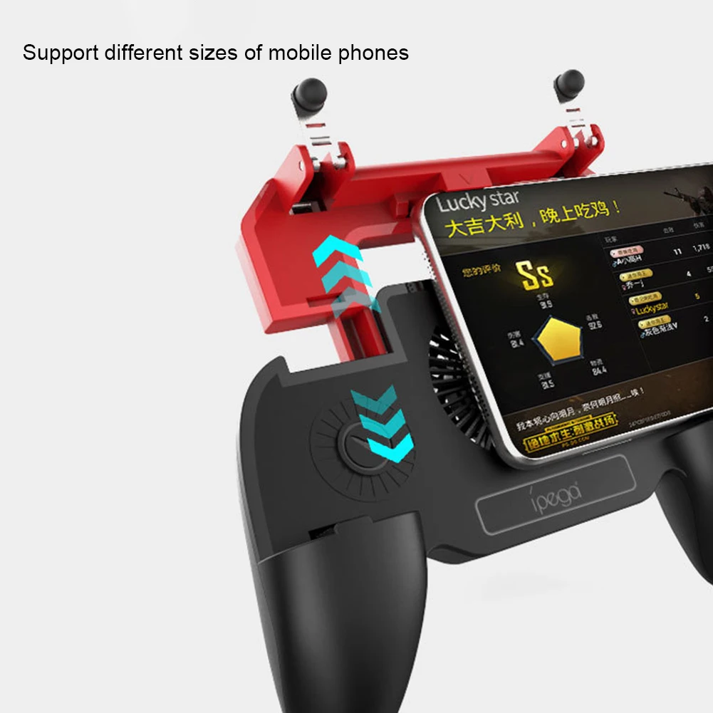 IPEGA PG-9123 для мобильного телефона PUBG для Iphone IOS Android геймпад джойстик контроллер смартфон игровая консоль с охлаждающим вентилятором