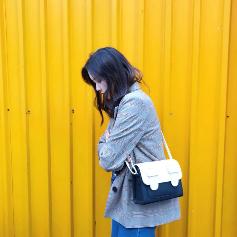 

Thai Baonu Bag 2019 New Wavestar Postman Bag Fashion Matching Color Baitie Postman Bag Fashion