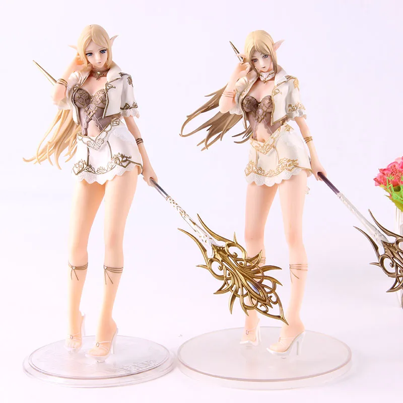 Горячая игра фигурка игрушка Lineage 2 эльф игра фигурка ПВХ Коллекционная модель игрушки 21 см