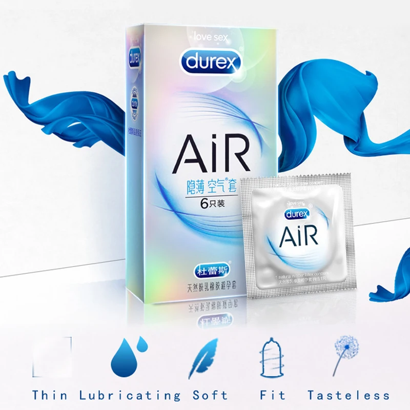 Durex Air презервативы из натурального латекса гладкой презерватив со смазкой