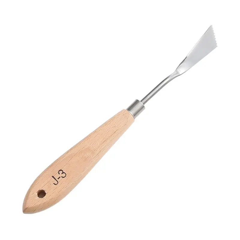  Stainless Steel Painting Palette Knife Oil Paint Spatula Mixing Scraper Art Tool 72XF