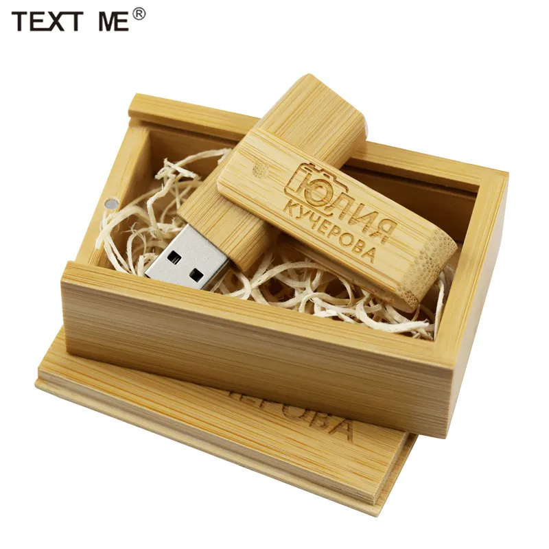 TEXT ME 1 шт Бесплатный Пользовательский логотип деревянный + коробка персональный