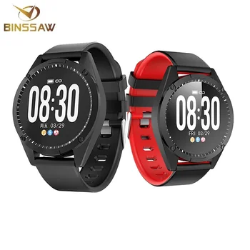 

BINSSAW Smart Watch Waterproof Bluetooth Message Reminder Sport Smart Wristband for Men Heart Rate Fitness Tracker Smart Watch