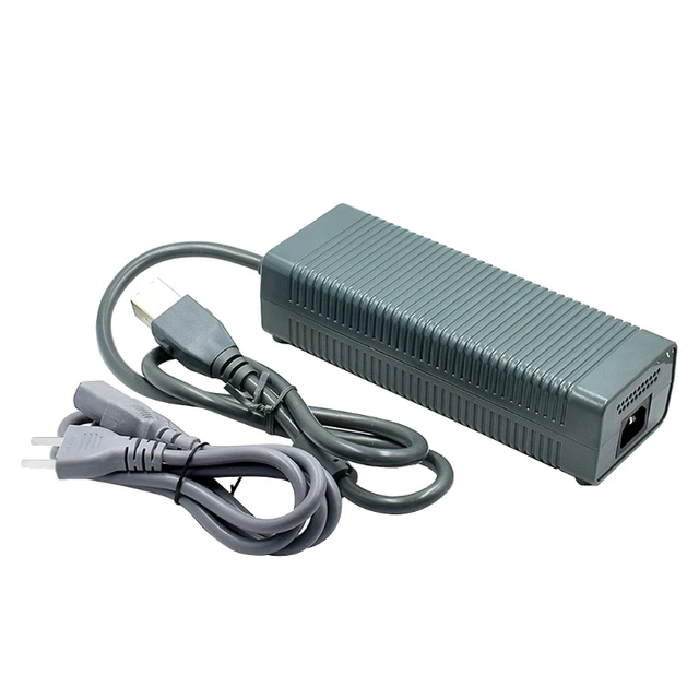 Xbox 360 Slim Adapter Power Supply Cord  Power Supply Adapter Xbox 360 Fat  - New - Aliexpress