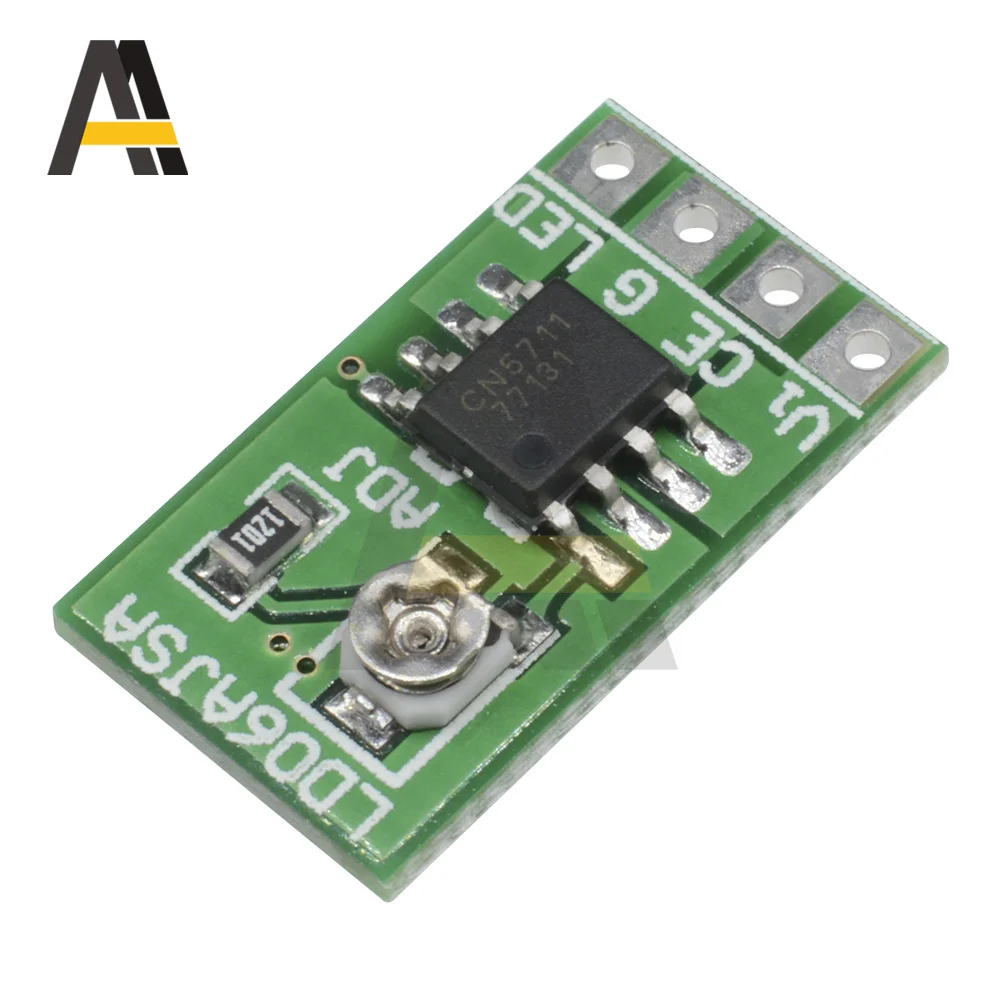 

DC 3.3V 3.7V 5V 6V LED Driver 30-1500MA Constant Current Adjustable Module PWM Control Board for USB LED flashlight Li-ion