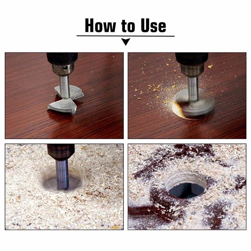 17Pcs Drill Bit Set Drill Bits Woodworking Hole Saw Set Wood Drill Bits Auger Opener for Woodworking