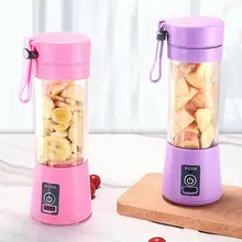 380 мл портативная электрическая соковыжималка USB перезаряжаемая многофункциональная бутылка/соковыжималка с нержавеющим лезвием ручной соевый молочник