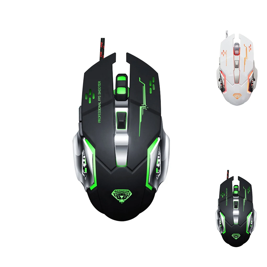 G502 USB Проводная мышь, компьютерная игровая мышь, регулируемая, 3200 dpi, дыхательный светильник, оптическая компьютерная мышь для ноутбука, Настольная игровая мышь