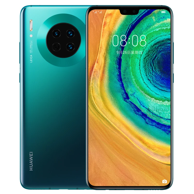 Мобильный телефон huawei mate 30 Kirin 990, 6,62 дюйма, 8 ГБ ОЗУ, 128 Гб ПЗУ, 2340 МП, FHD 1080 X, 40 Вт, супер зарядное устройство для мобильного телефона