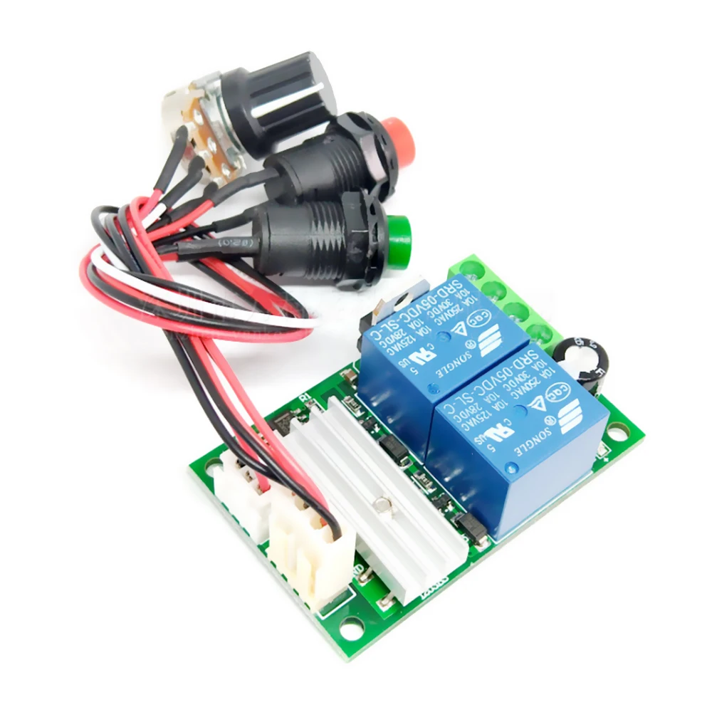 Forward And Reverse Switch Linear Actuator Motor Controller Adjustable Speed Control DC 6V 12V 24V PWM DC Motor Speed Controller
