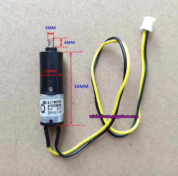 

Diameter 12mm Micro planetary gear motor 3V 5V 6V 52RPM DC gear motor ~