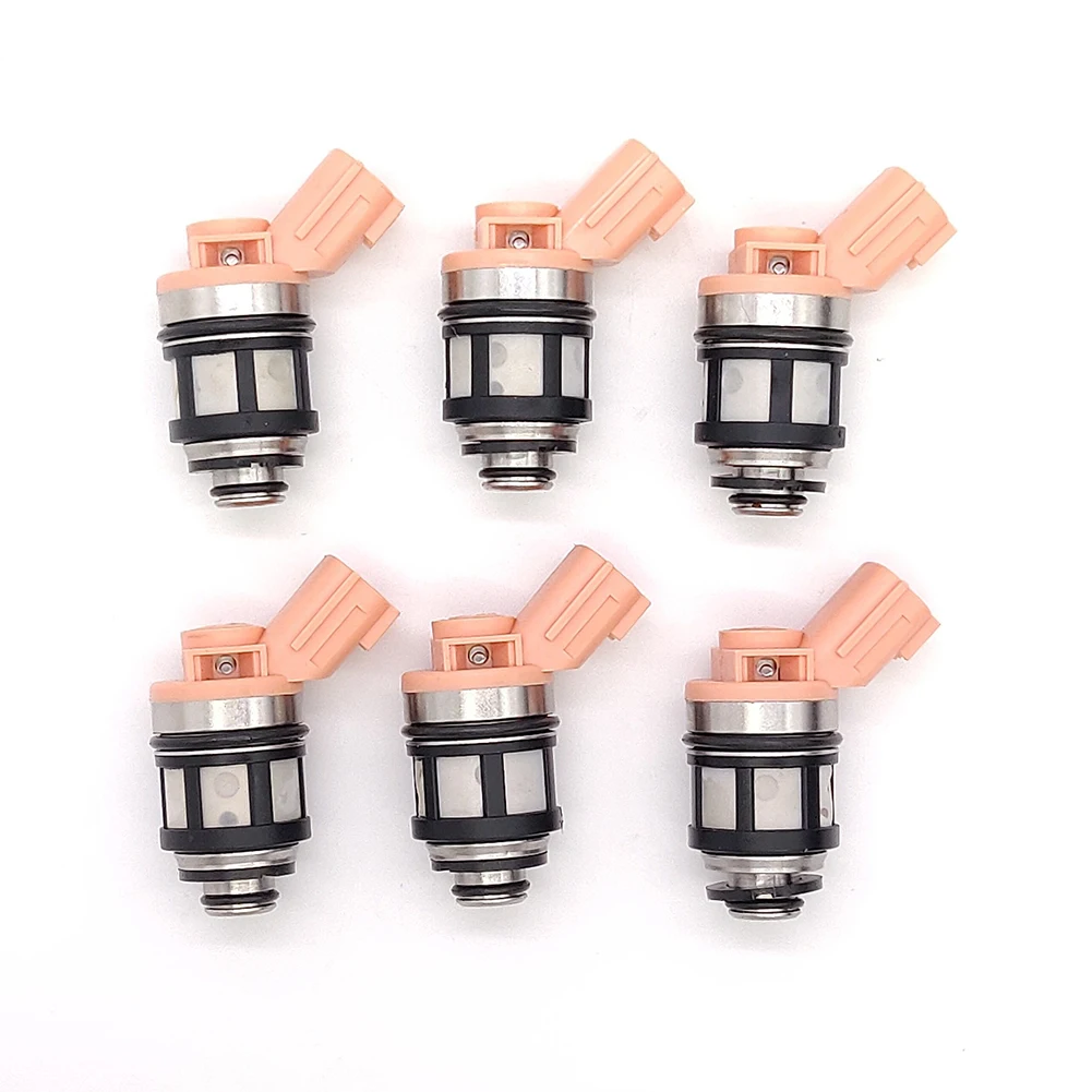 6Pcs Fuel Injector 166001800 For Nsan Navara D21 D22 3.0L VG30E
